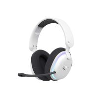 auriculares havit fuxi-h7 inalambricos y con cable bluetooth para gaming con cancelacion de ruido microfono extraible retroiluminacion negro y blanco