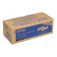 epson s050631 pack of 2 black original toner cartridges