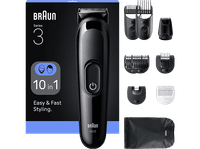 afeitadora multifuncion - braun todo en uno series 3 aio3560 kit de styling 10 en 1 lamina afilada 14 longitudes negro