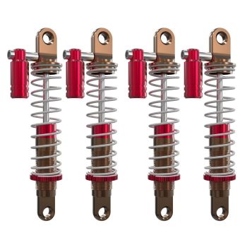 Amortiguador Hudraulic de Metal mejorado 4 Uds 1205-BZ01 para SG Pinecone Forest 1205 1/12 RC Coche modelos de vehículos