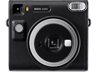 camara instantanea - fujifilm instax sq40 flash integrado exposicion automatica lente y espejo selfie negro