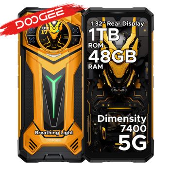 DOOGEE S200 Ultra 5G - Teléfono inteligente robusto con IA, pantalla de 6.72
