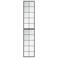 espejos de pared 2 uds metal negro 100x40 cm vidaxl