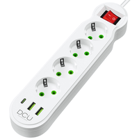 regleta dcu 4 tomas  3 puertos usb 105w