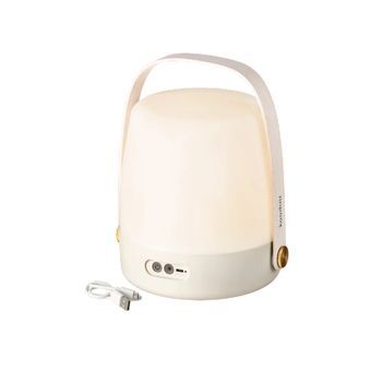Kooduu Lámpara Portátil Lite-up - Luz Regulable, Recargable Vía Usb - Uso Interior Y Exterior, Color Beige - Lite-up Sand 2.0