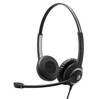 sennheiser sc 260 auriculares usb negros