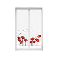pack x 2 estores enrollables translucidos easyfix sin herramientas - estores tamano 50x150 - estor modelo amapola - estor sin taladrar  blindecor
