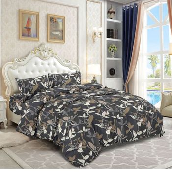 Juego de 4 Piezas para Cama Estilo Nórdico | Poliéster de Calidad Superior, Antideslizante y Transpirable | Diseño Sencillo Fresco, Ideal para Todas las Estaciones- Tamaños 135, 150 y 180 cm - Marca