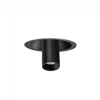 empotrable de techo led trimasi negro 7w