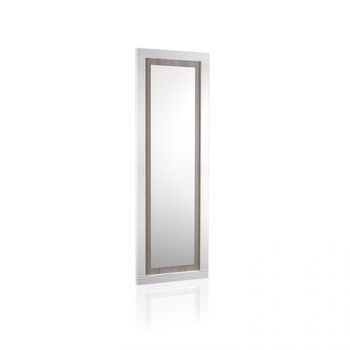 Espejo De Pared De Gran Tamaño 180x60 Cm Kira Andersen Pino - Gris 60 X 180 X 3,5 Cm