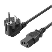 cable de alimentacion vention zcjbac 18m cee7 a iec c13 negro 6a 3x075mm