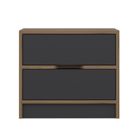 mueble de tv industrial con cajones molde