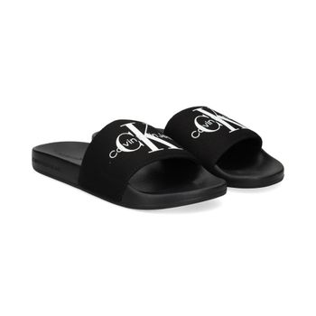 Calvin Klein Sandalias Planas Mujer - Negro Talla 40