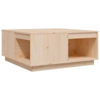 mesa de centro 81x80x365 cm madera - marron