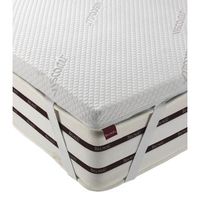 topper colchon viscoelastico de belnou color blanco talla cama 135