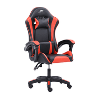 silla gaming netway gaming gtr10 negra - rojo