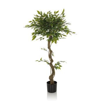 Planta Artificial / Árbol Artificial Ficus I 120 Cm Verde Hjh Office