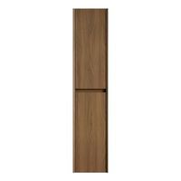 armario de pared - mueble de bano - madera contrachapada - roble 30x24x140cm