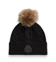 lauren ralph lauren para mujer 454p23502004 dir emb hat-hat osfa negro casual