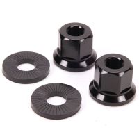 jet bmx alloy wheel nuts black  10mm