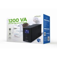 sai gembird 1200va bateria de plomo acido vrla onda sinusoidal modificada lcd usb avr