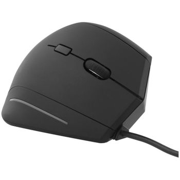 Ratón T'nB MUERGOV ergonómico vertical con cable retroiluminación 1600 DPI negro