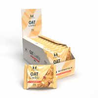cookie proteica al horno - 12 x 65g - white chocolate and raspberry oat