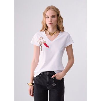 Liu Jo Tops y Camisetas T-shirt con escote de pico para mujer