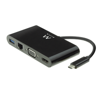 dock universal ewent ew9827 usb-c a hdmivgarj45usb