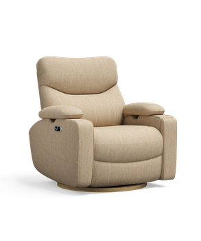 Sillón reclinable giratorio y mecedor para lactancia y habitación infantil
