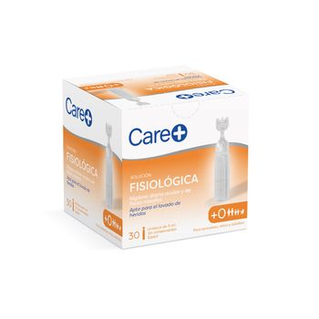 Care+ Solucion Fisiologica +0m Higiene Ocular Y Nasal 30 ml