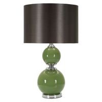 lampara de mesa de cristal cm o 38x65