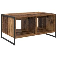 mesa de cafe - mesa de centro - mesa baja madera vieja 80 x 50 x 40 cm madera contrachapada