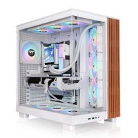 caja pc thermaltake view 380 xl ws argb snow midi tower blanca