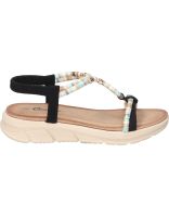 sandalias con cuna para mujer calzapies f2125001 negro 38