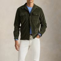 polo ralph lauren classic-fit cotton-corduroy shirt - xxl