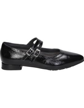 Zapatos De Piel Para Mujer Pitillos 10840 Negro 36