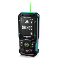 mileseey s50 medidor de distancia laser de haz verde 400ft de alta precision medidor recargable de distancia medicion p2