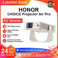 proyector portatil honor choice air pro con netflix integrado 292 ansi lumenes resolucion nativa 1080p fhd enfoque automatico y correccion trapezoidal automatica wi-fi 6 180    soporte giratorio