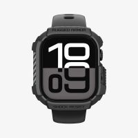 funda spigen rugged armor 2 para apple watch 1011 46mm negra tpu