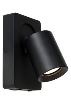 Lámpara de cabecera de aluminio 1xgu10 (mr16), negro