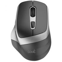 cool ergonomic raton inalambrico 3200 dpi plata