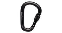 black diamond pearlock screwgate carabiner black