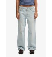 superdry para mujer w7011267a jeans mid rise wide leg azul 2932 casual algodon denim