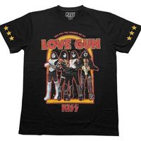 kiss tops y camisetas love gun para mujer