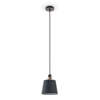 Lámpara colgante Diaz gris oscuro