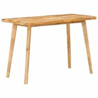 mesa de comedor natural 100 x 55 x 75 cm madera de mango maciza vidaxl