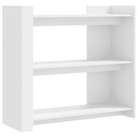 mesa consola de madera de ingenieria blanca 100x35x90 cm vidaxl