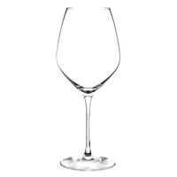 copa de vino de vidrio transparente
