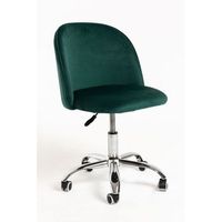 silla vint terciopelo office de terciopelo 964745 cm - verde